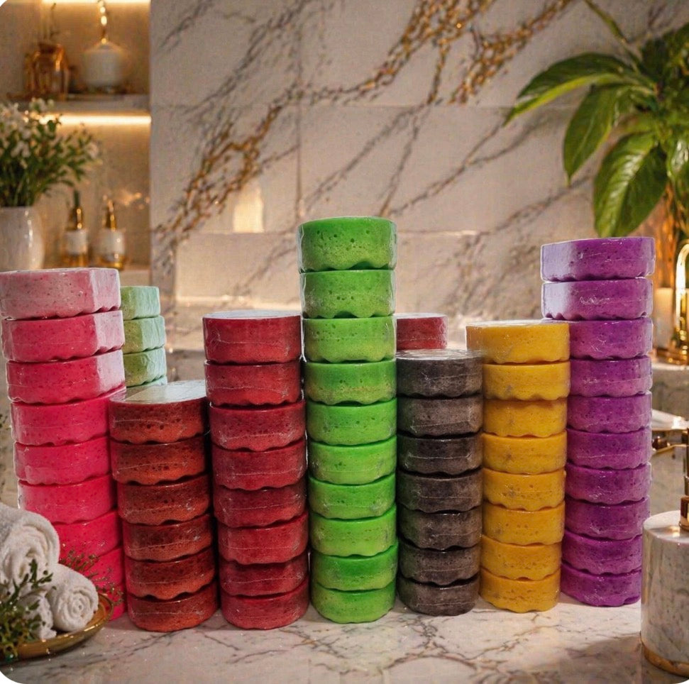 Soap filled sponges