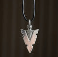 Arrow head cord necklace