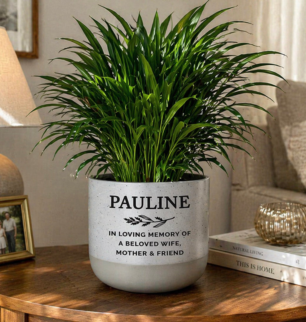 Personalised memorial pot