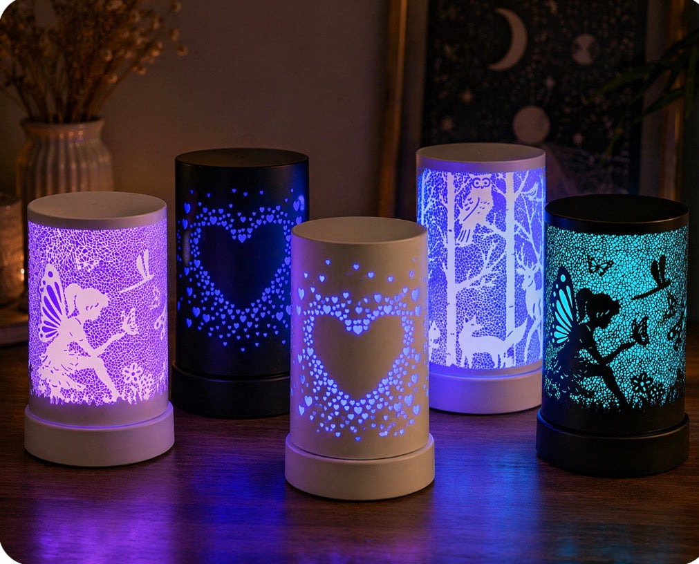 LED colour changing electric burner