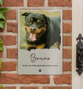 Photo upload aluminium sign