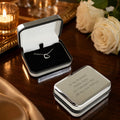 Personalised box and sterling silver necklace