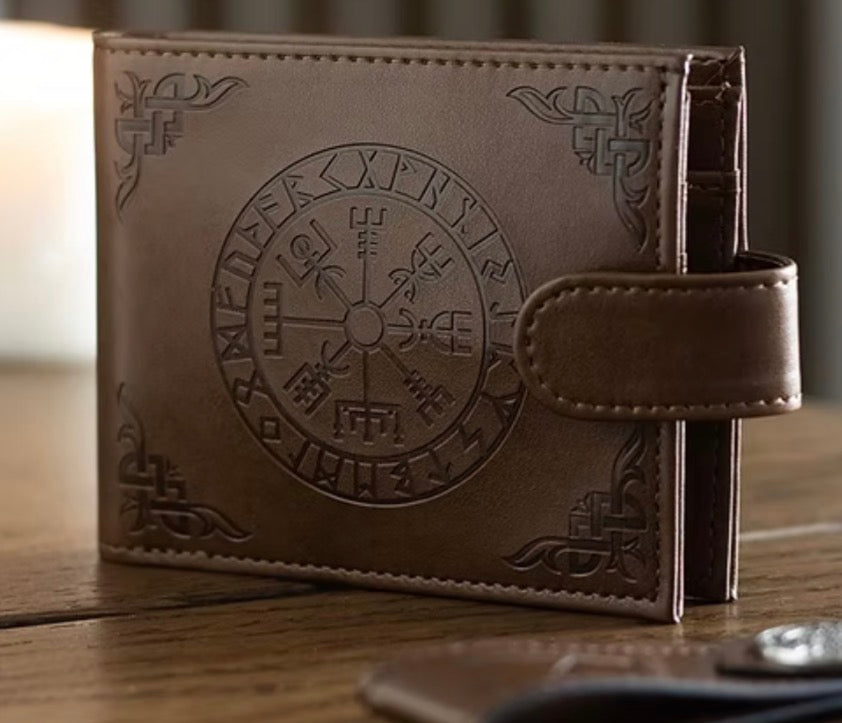 Viking leather wallet